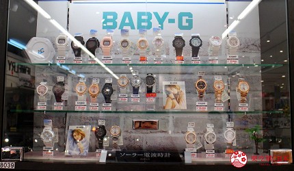 日本超好買的免稅店LAOX內有售常用必買抵買的手錶品牌BABY G