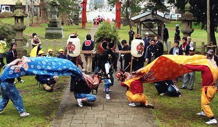 新潟旅行冬天自由行程景點推薦推介的鬼太鼓體驗