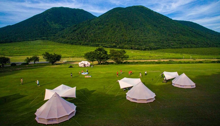 岛根景点推荐推介自驾游行程租车自由行绝景旅游附餐住宿西之原豪华野营Glamping