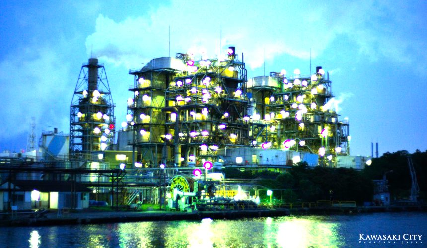 川崎市景點推薦京濱工業區工廠夜景