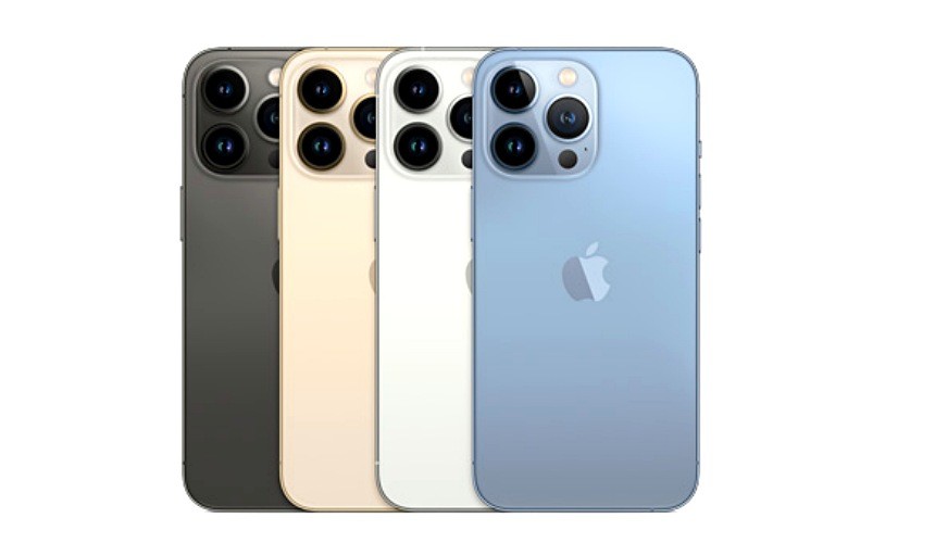 iPhone 13 系列顏色示意圖,新色天峰藍超熱門