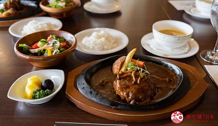 九州長崎五島必吃美食推薦五島牛漢堡排套餐