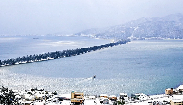 雪景天桥立