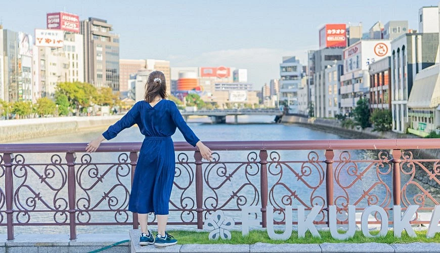 九州福岡的城市景色