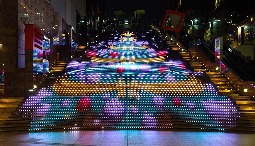 京都車站大樓聖誕燈飾