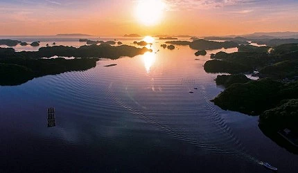 九十九岛的夕阳绝景