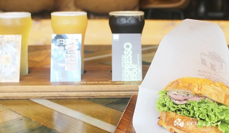 三杯啤酒與貝果