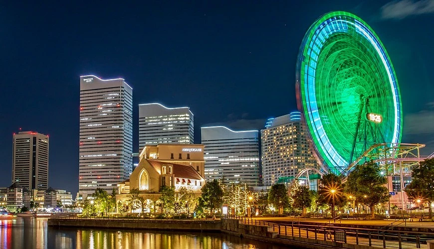 「港未来」夜景
