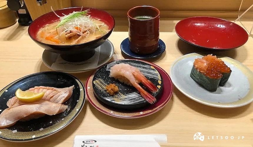 「迴轉壽司 銀座 ONODERA 本店」的壽司