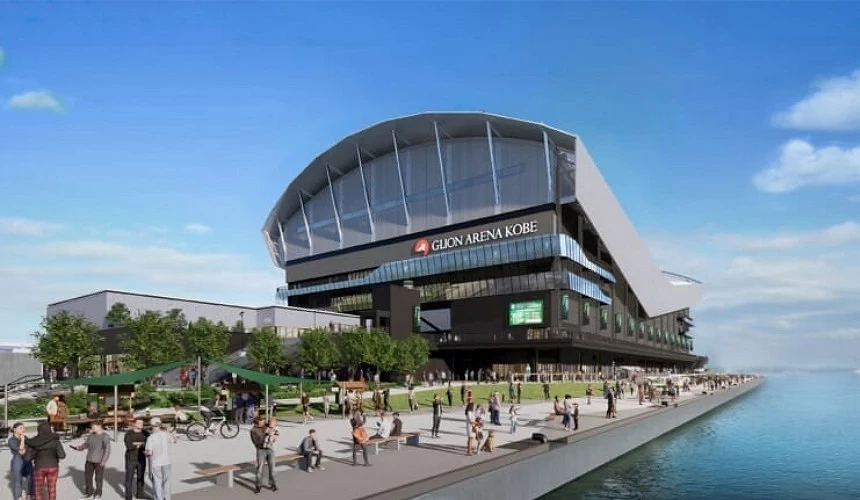 日本首座被海270度包围的水边小巨蛋GLION ARENA KOBE