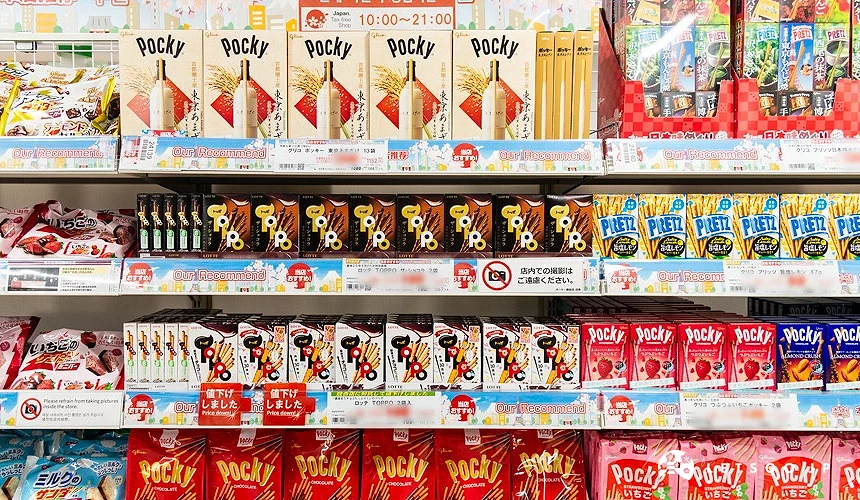 有豐富日本零食伴手禮