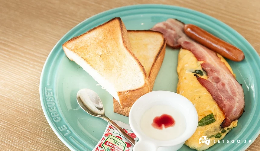 武藏野之森咖啡的早餐套餐