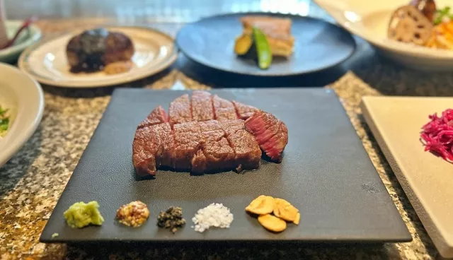 熊本赤牛推薦「GRILL 末松」鐵板燒餐廳：和牛套餐超划算，優惠券打9折