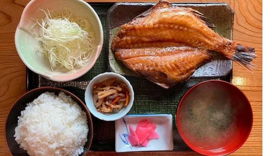 定食屋「Wajimon」的燒魚定食