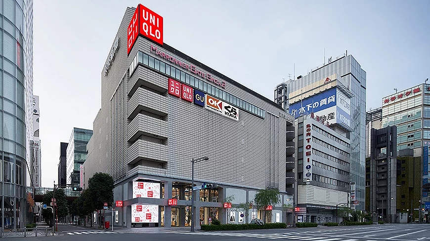 MARRONNIER GATE GINZA 2 外觀仰角大景