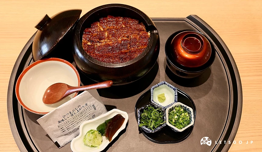 上等鳗鱼饭套餐有汤佐料等