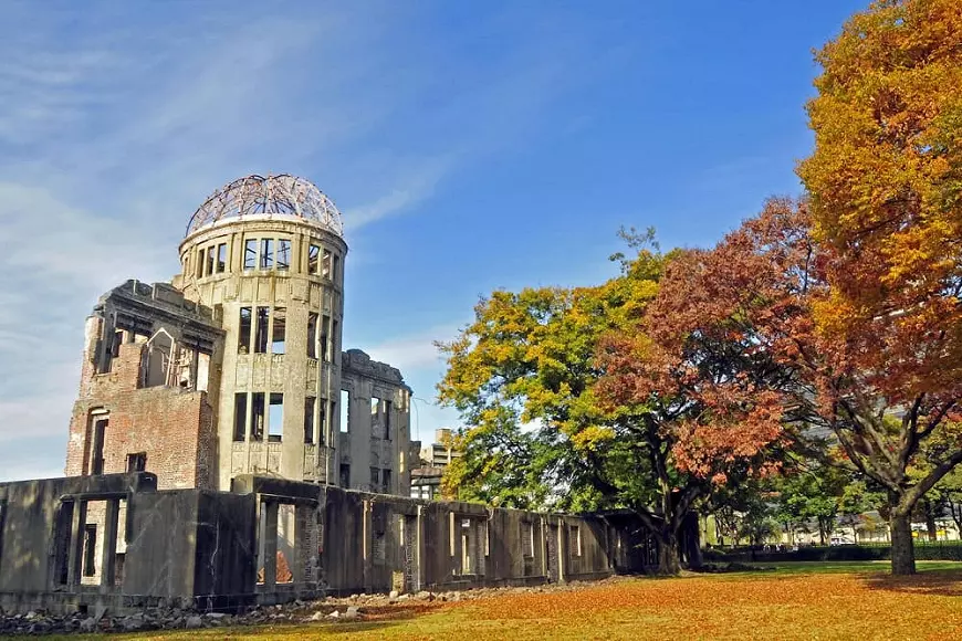Atomic Bomb Dome ที่ Hiroshima Peace Memorial Park