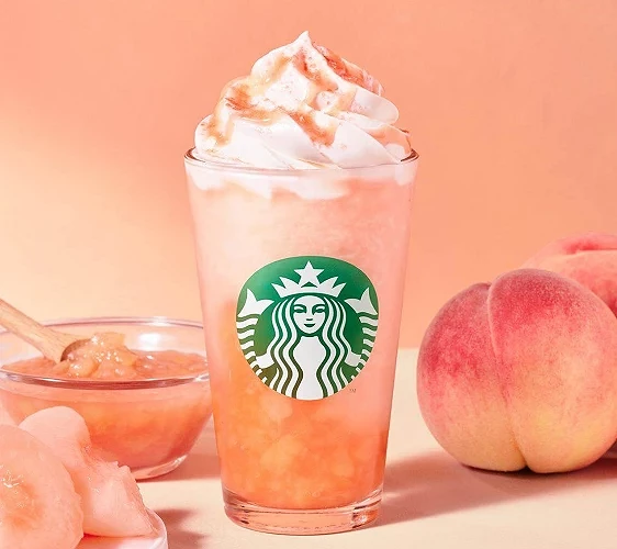 Heavenly Peach Frappuccino