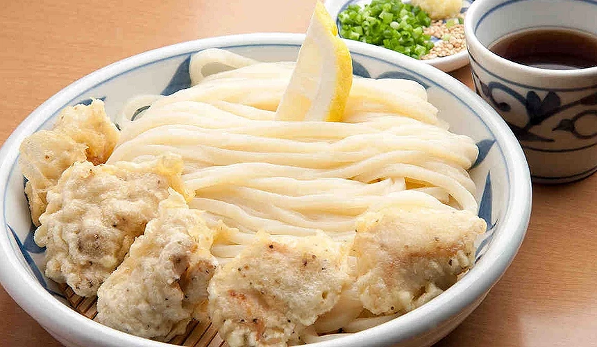 手打乌龙面风月贩售的乌龙面料理