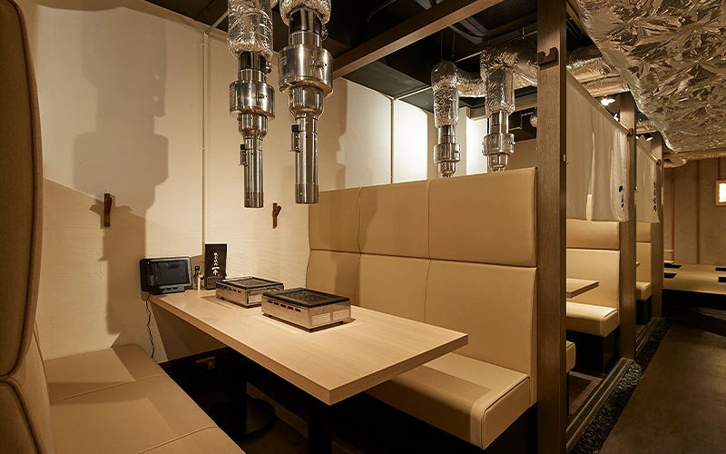 板前燒肉 一牛 心齋橋店內觀照