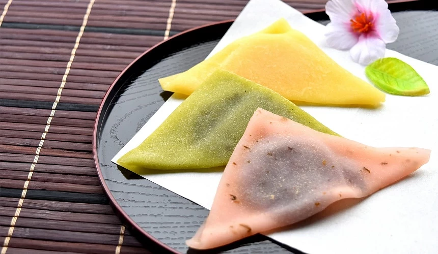 色彩繽紛的生八橋