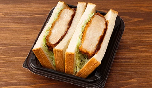 日本 LAWSON 街角厨房的厚切猪排三明治