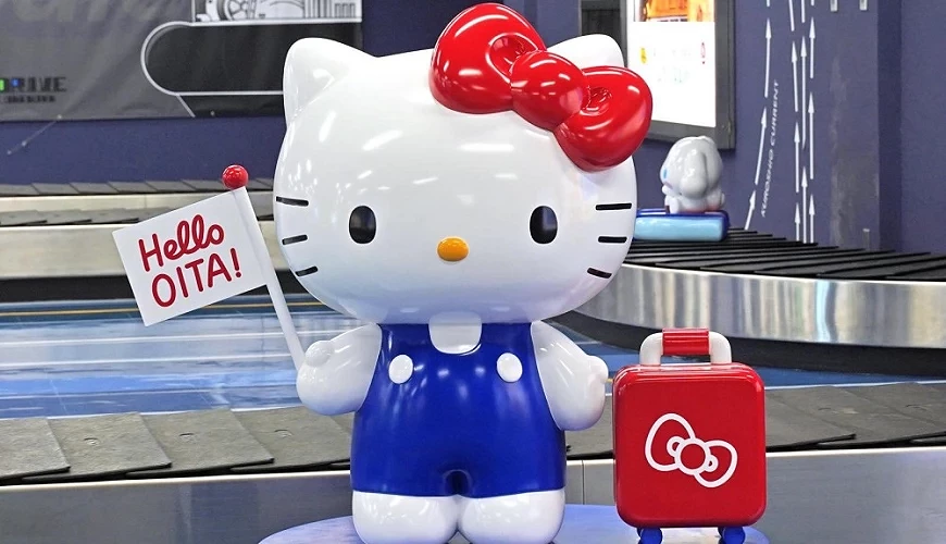 大分 Hello Kitty 機場的行李轉盤