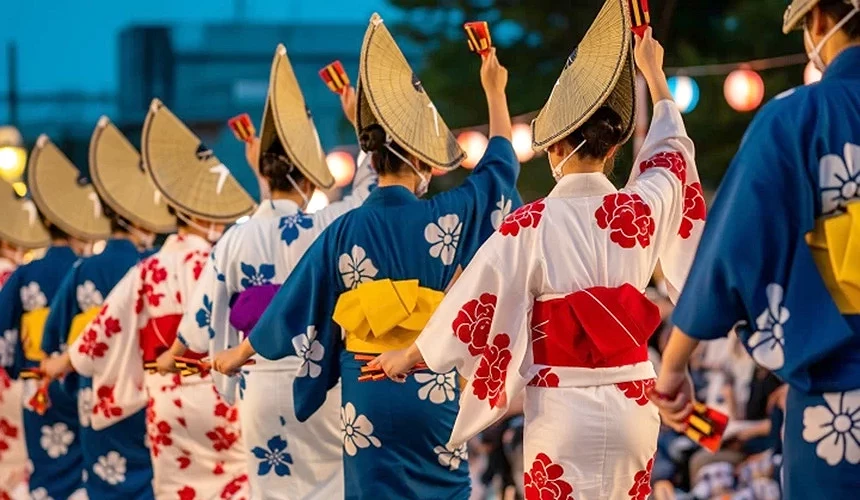 夏季必体验淡路岛祭典-舞蹈大会