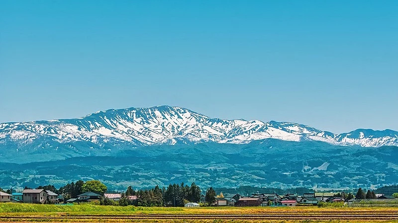 山形月山示意图