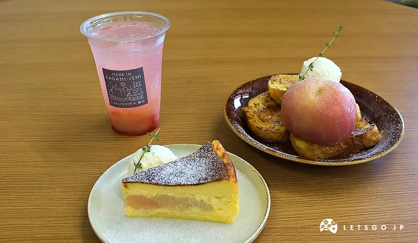 桃子起司蛋糕、桃子法式吐司、桃子飲料