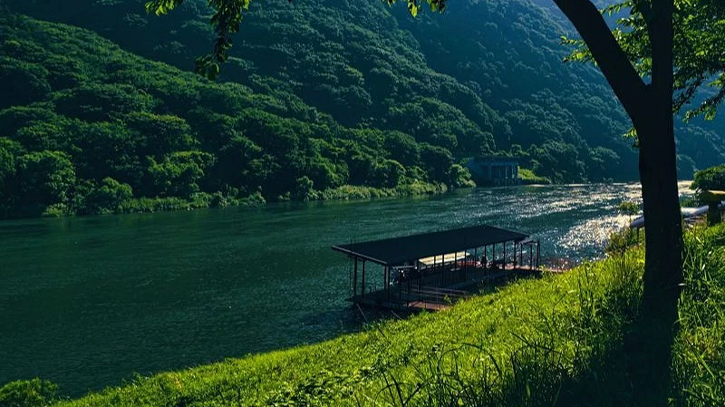 山形最上峡・最上川游船示意图