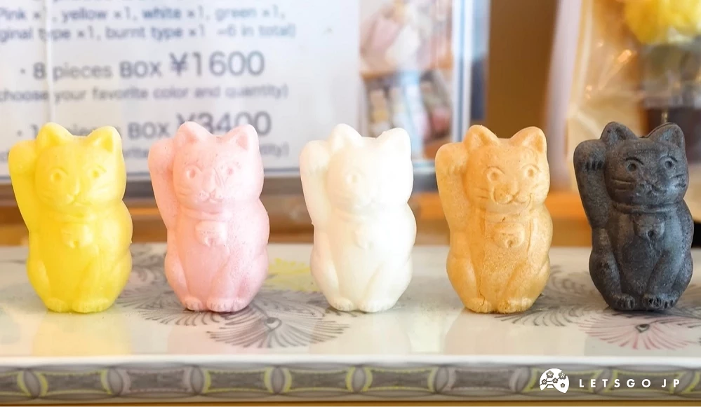 招牌最中商品「Lucky Cat of MONAKA」