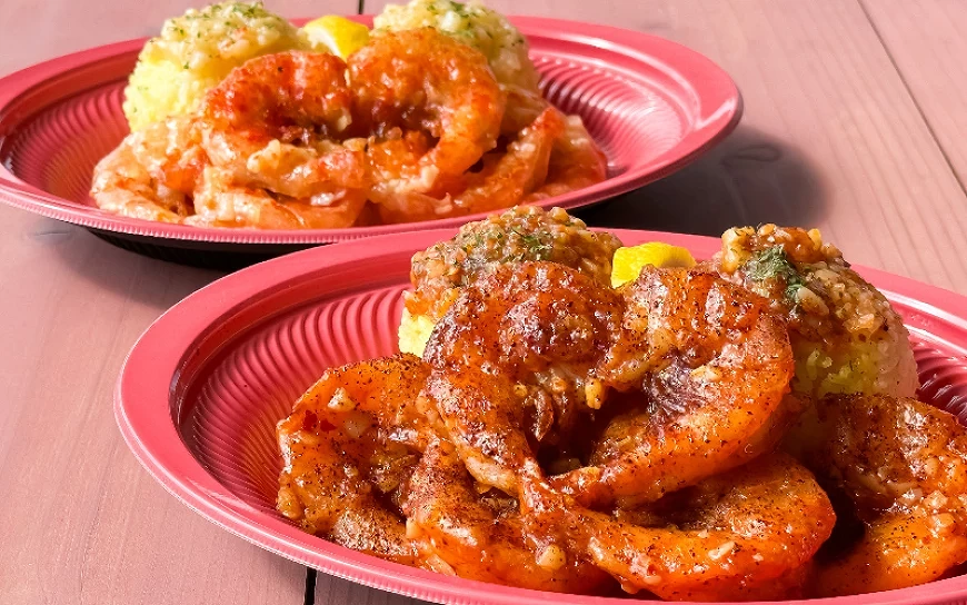 沖繩恩納村「THE GARLIC SHRIMP」料理｜蒜香蝦蝦飯兩款