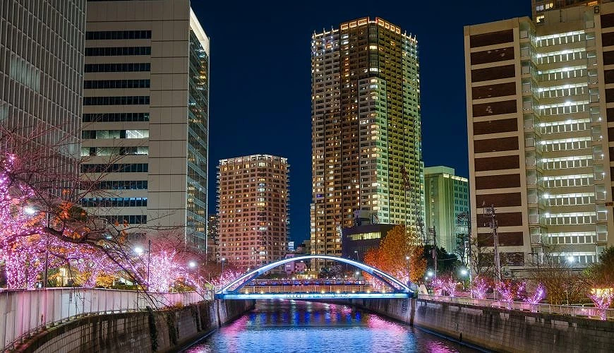 目黑川夜間點燈