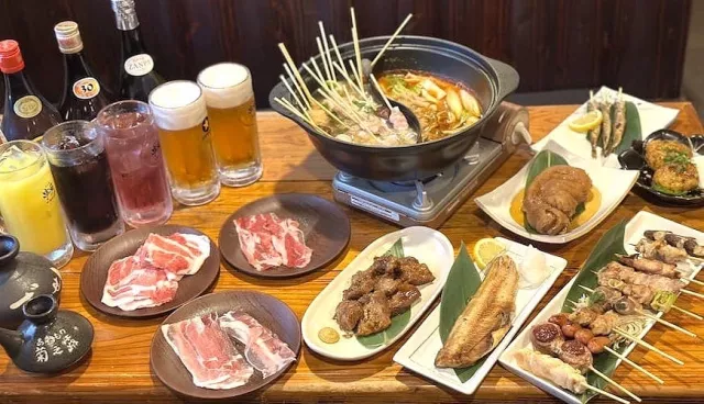 國際通居酒屋推薦「串角」:串燒、涮涮鍋、吃到飽加喝到飽只要4,400円
