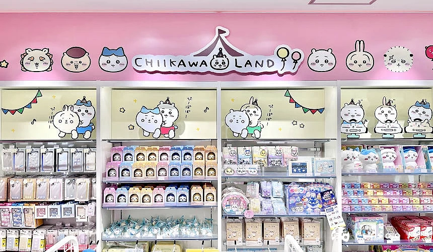 「KIDDY LAND」內最受歡迎的「吉伊卡哇世界」,商品超豐富