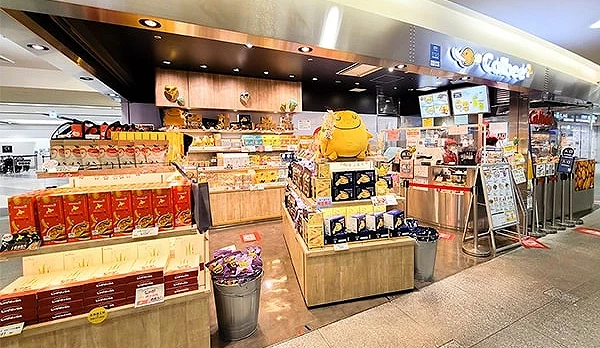新千岁机场calbee店门口外观