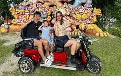 EVOL RIDE ท่องเกาะอิชิงากิด้วยรถไฟฟ้า 3 ล้อสุดเท่