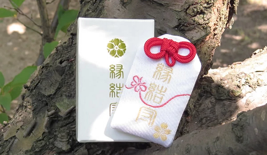 生田神社緣結守與授與所出品標示