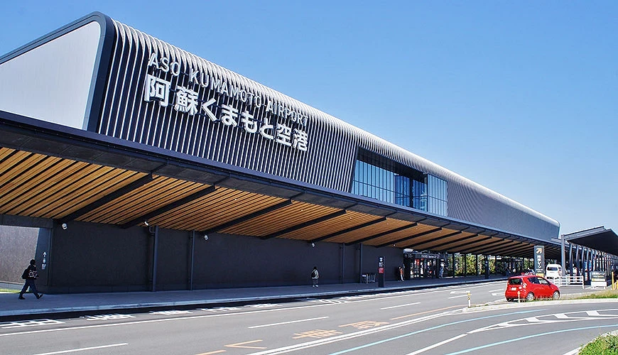 阿苏熊本机场的航厦外观