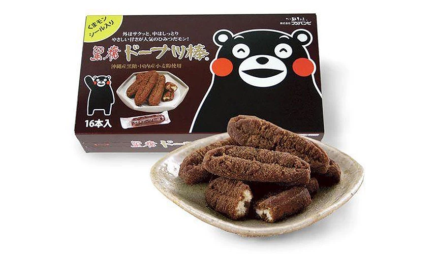 熊本熊包装的黑糖甜甜圈棒