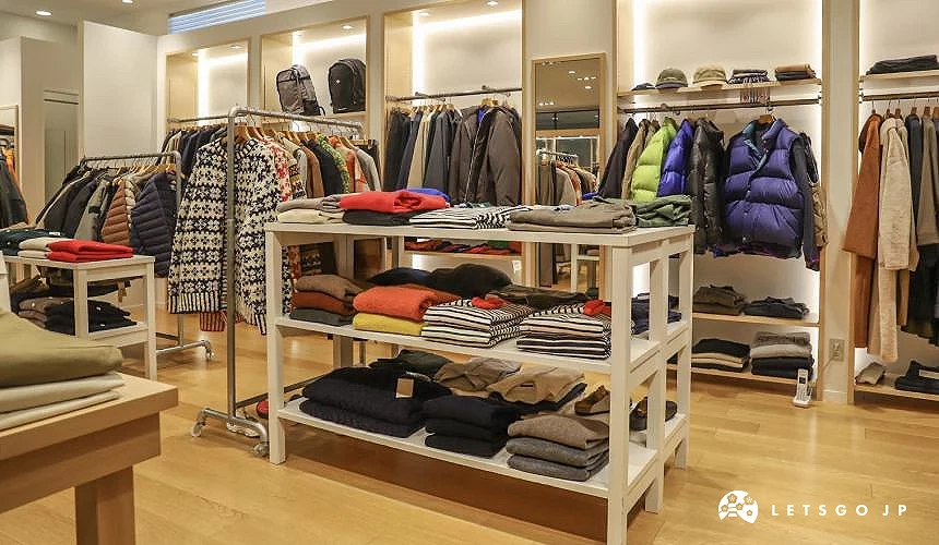 「Bshop」店內各式男女裝配件商品照