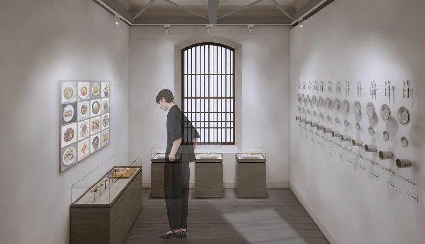 奈良監獄博物館展區示意圖