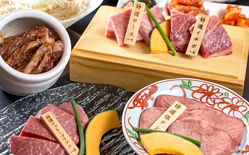 板前燒肉 一牛 東心齋橋店提供的肉品