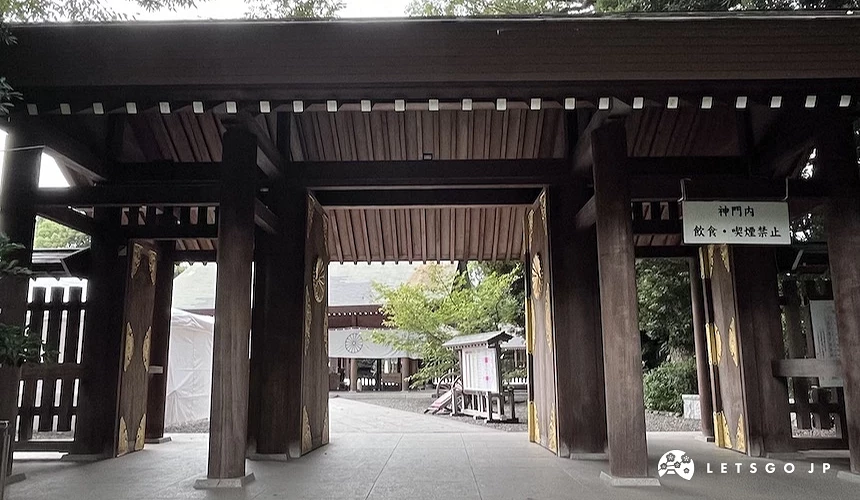 阿佐谷神明宮御神門