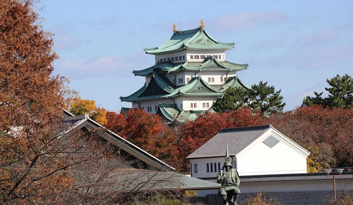 紅葉與名古屋城