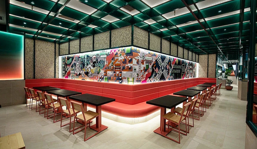 SHAKE SHACK 涩谷用餐环境