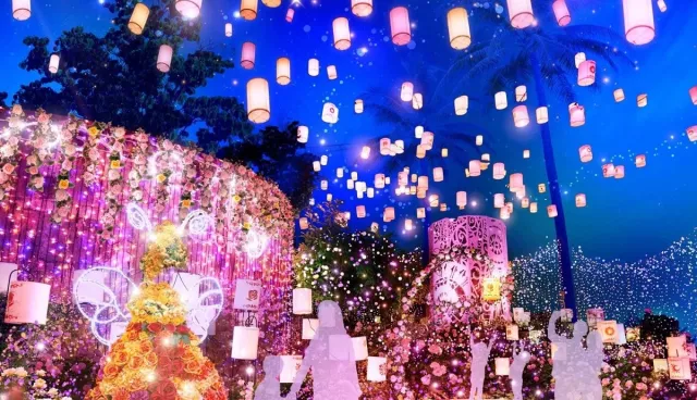 浪漫玫瑰花海化作光之国度!2025大阪枚方乐园「光之游园地」登场