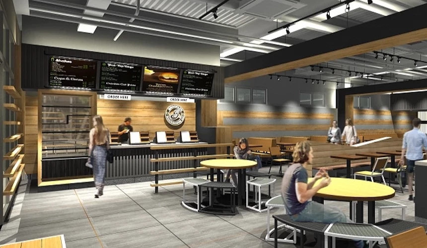 SHAKE SHACK 京都四条乌丸店用餐环境