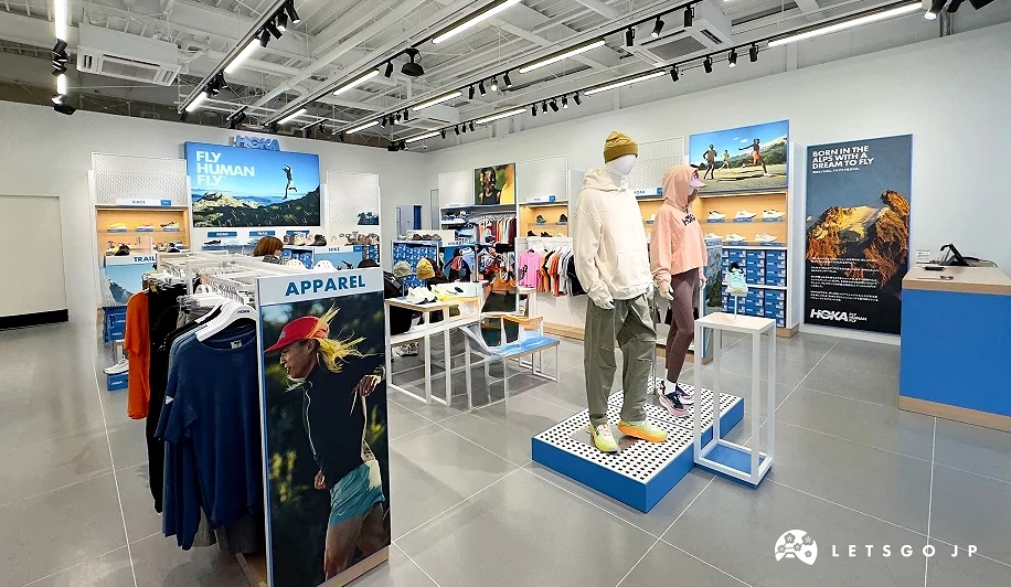 御殿場 PREMIUM OUTLETS的HOKA店舖內裝